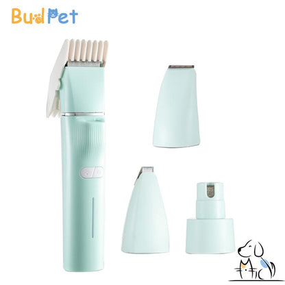 Budpet 4-In-1 Multifunctional Pet Care Kit - Professional Hair Trimming and Nail Care, All-Round Protection of Pet Health and Cleanliness