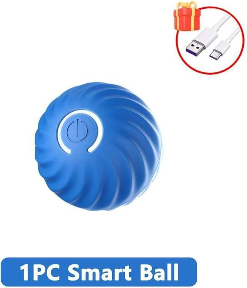 Interactive Dog Toy Dog Ball, Durable Motion Activated Automatic Rolling Ball Toys Bouncing Ball For/Small/Medium Dogs,Usb Rechargeable, Blue