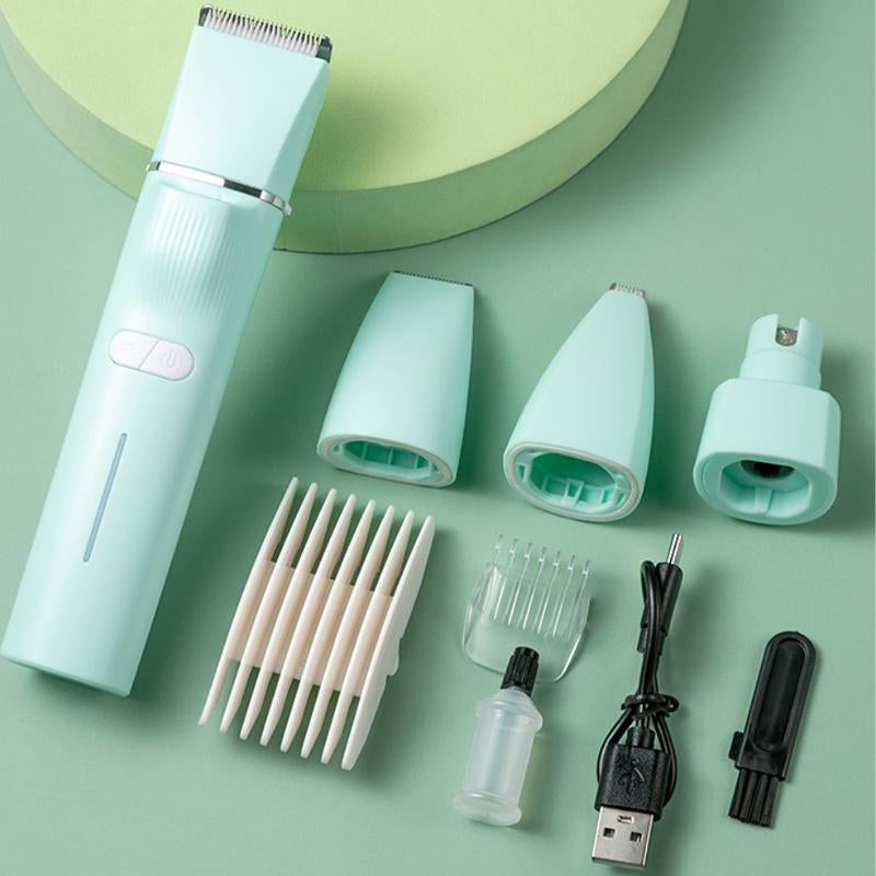 Budpet 4-In-1 Multifunctional Pet Care Kit - Professional Hair Trimming and Nail Care, All-Round Protection of Pet Health and Cleanliness