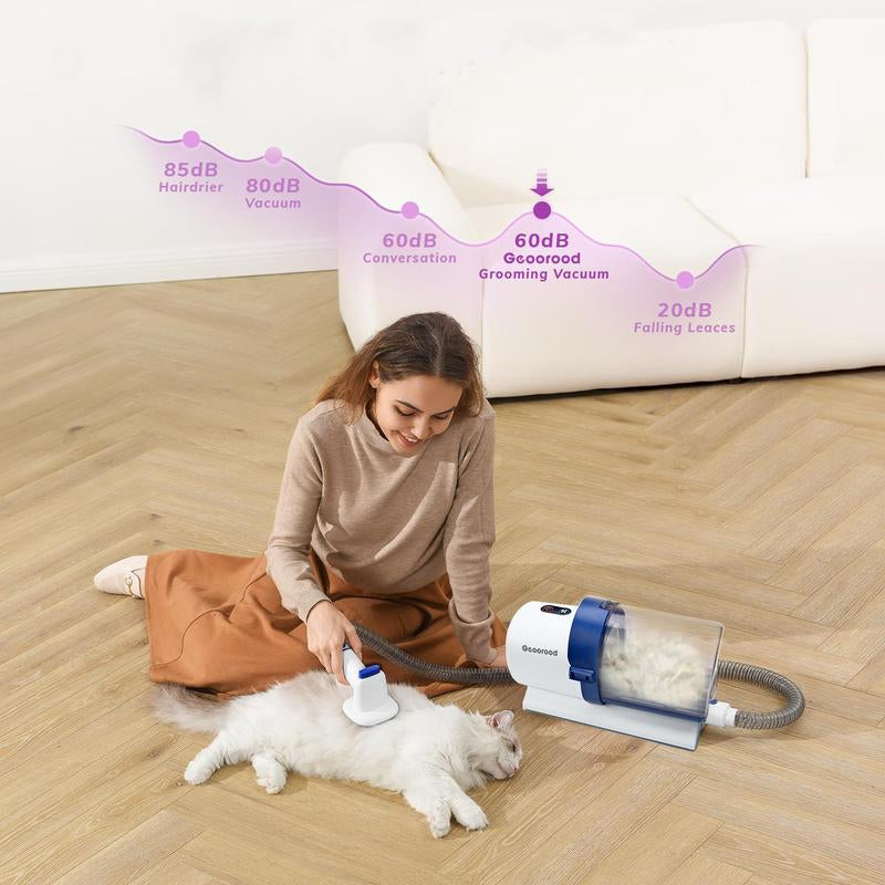 【Geoorood】4-In-1 Dog Grooming Vacuum | 2.5L Large Pet Hair Vacuum & Brush | Shedding Grooming Kit for Dogs & Cats ! #2