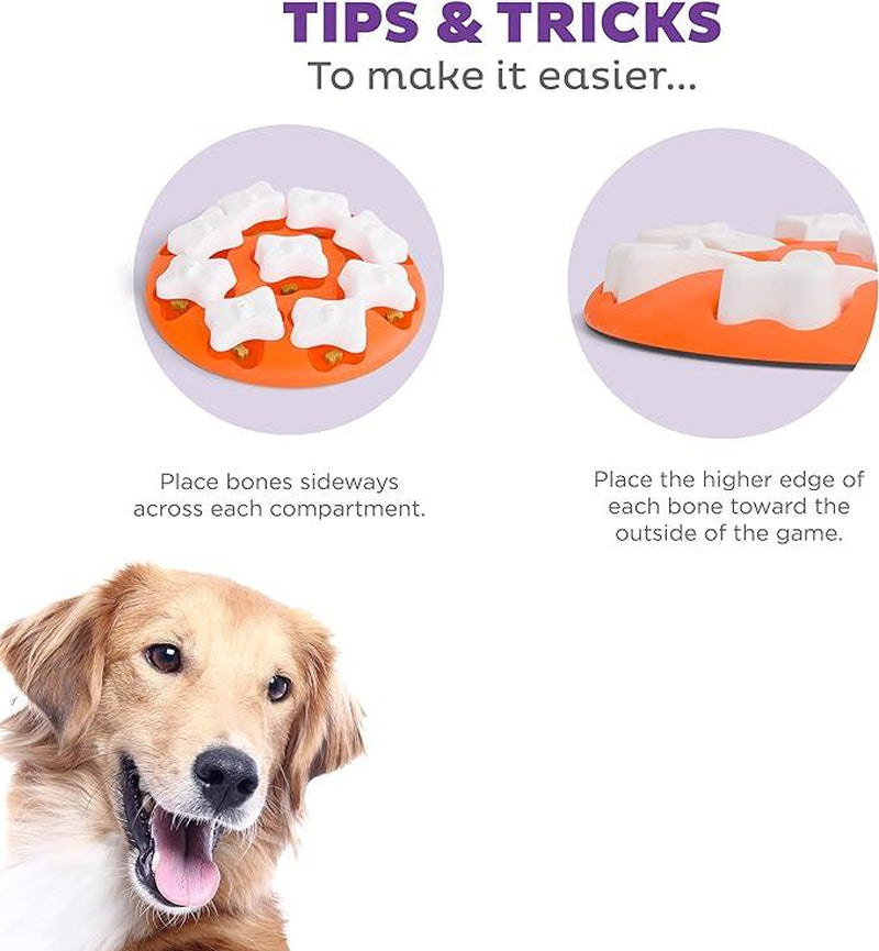 Nina Ottosson Dog Smart Orange Interactive Treat Puzzle Dog Toy