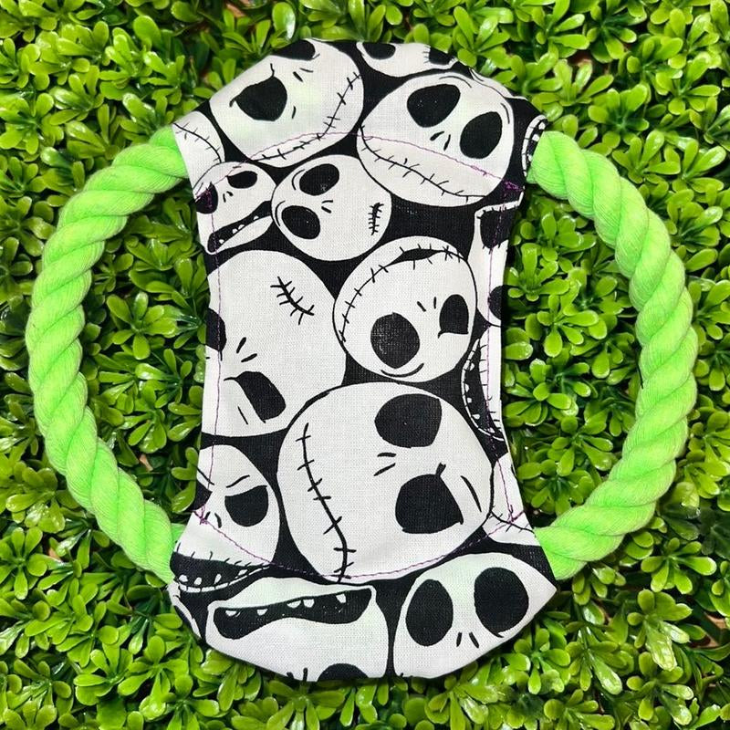 Medium Rope Dog Frisbee Jack Skellington