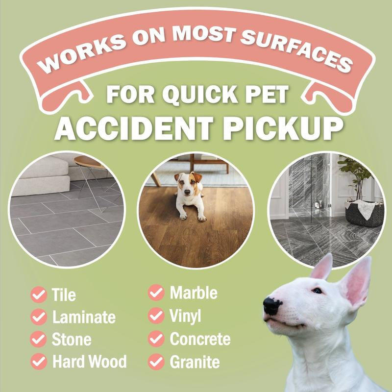 Sprinkle & Sweep 4-Pack Mess & Odor Cleanup - Bulk Savings, Quick Pet Accident Solution